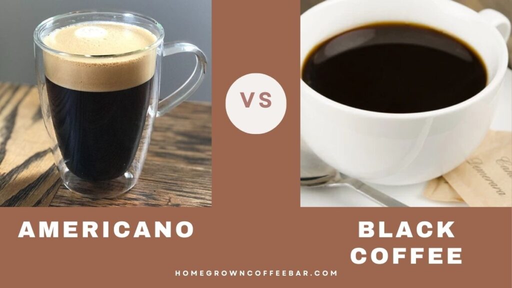 Americano Vs Black Coffee